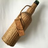Old bottle sheathed rattan