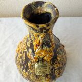 Ceramic fat lava vase