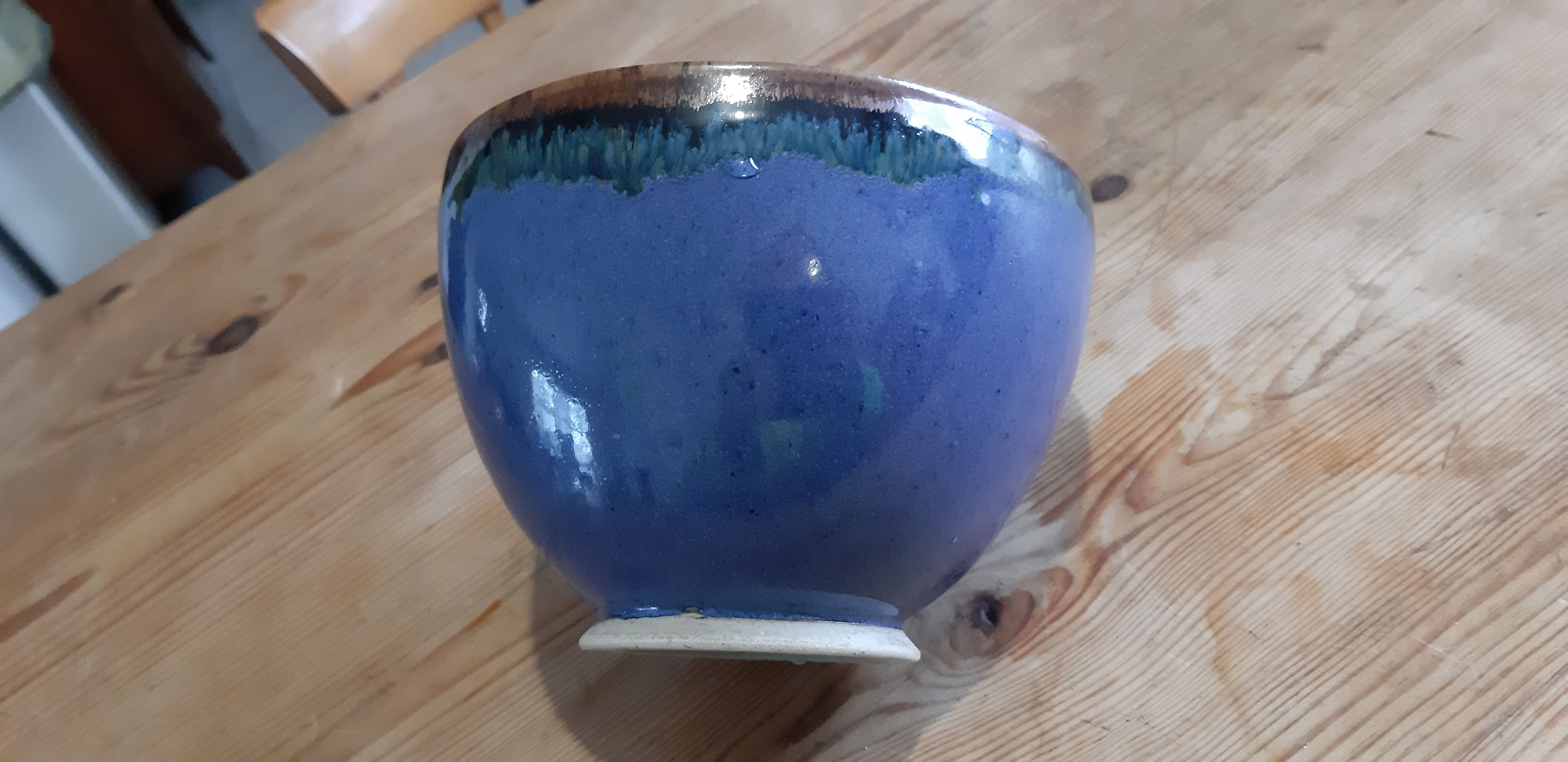 Bowl in glazed sandstone Arc Terres Bergerac