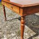 Table ou bureau avec 1 tiroir patine caramel