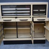 Furniture business in dentist painted plate 1950