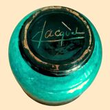 JACQUET (Paul, 1883-1968) flowerpot SAVOIE ceramics decorated with Fuchsias 1925