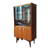Bookcase glazed wardrobe scandinavian design 60s