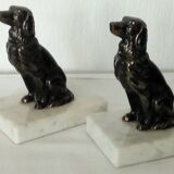 Serre livres chien epagneul breton