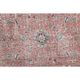 1970s Vintage Turkish Handmade Wool Pink Oversized Area Rug 212x290
