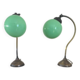 Antique Art Nouveau lamps