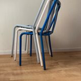 Set of three Tolix chairs