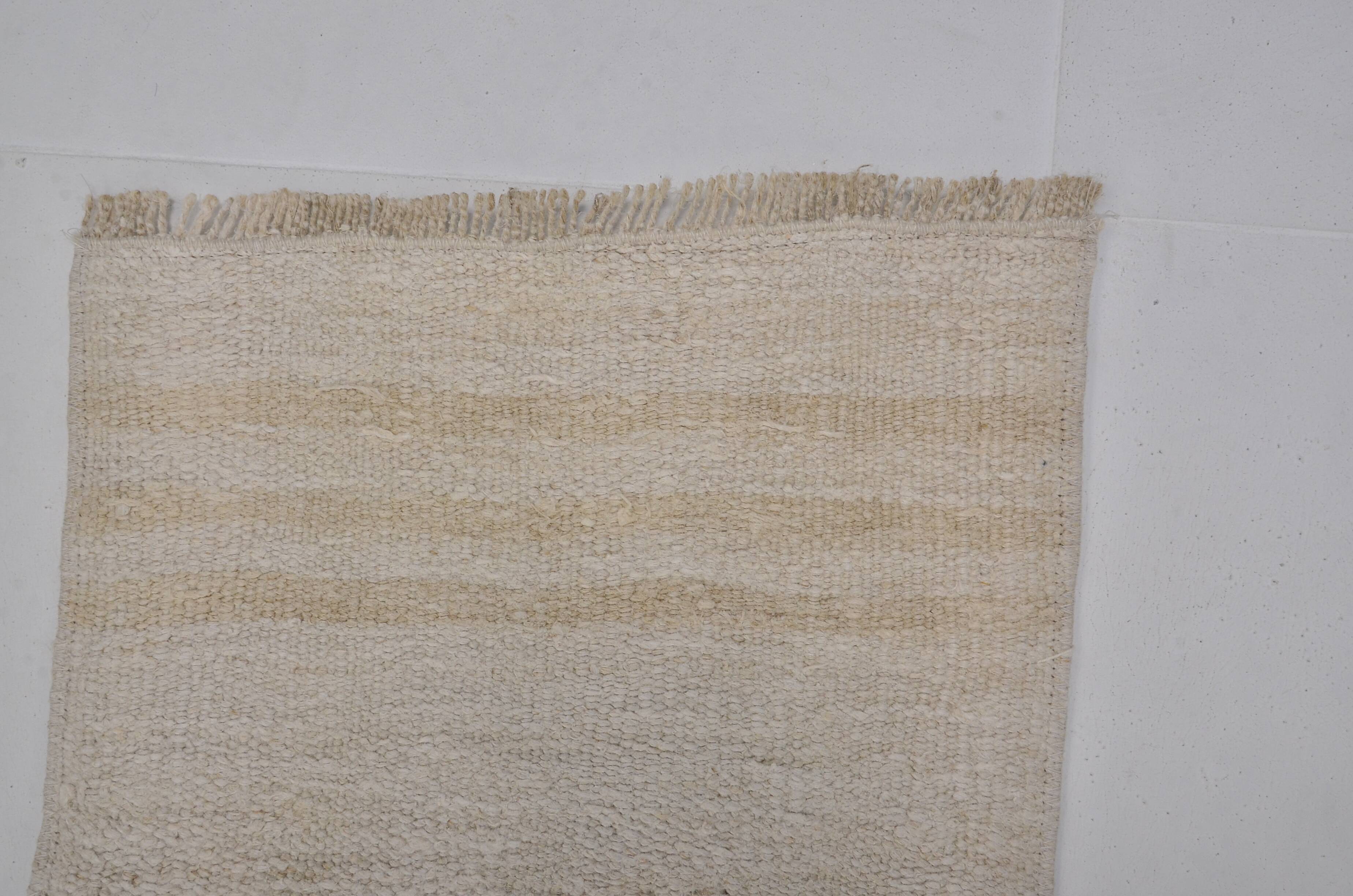 Vintage Small Handmade Hemp Kilim Sku3984