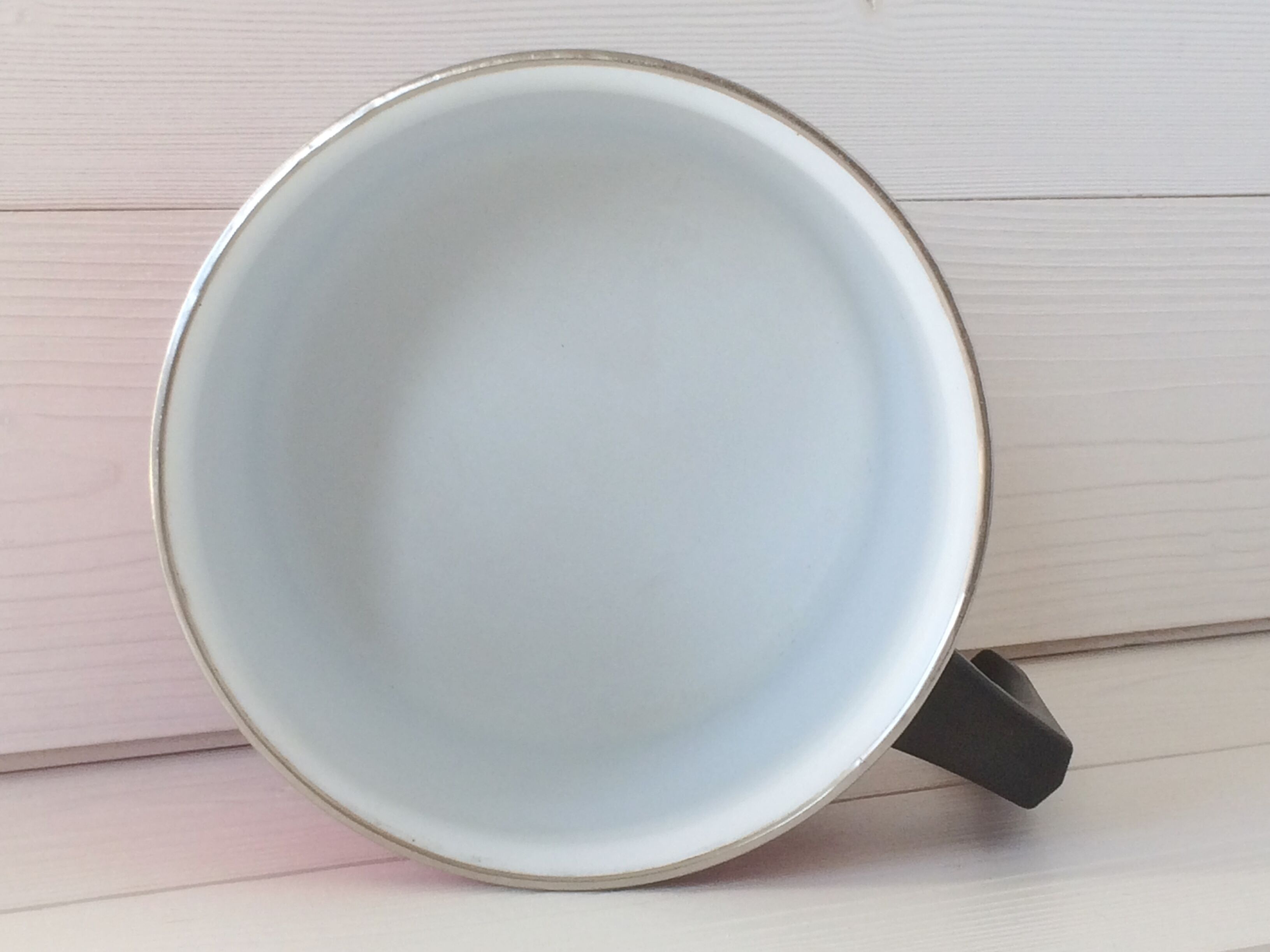 Milk pot - 17 vintage enamelled steel 60/70