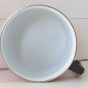 Milk pot - 17 vintage enamelled steel 60/70