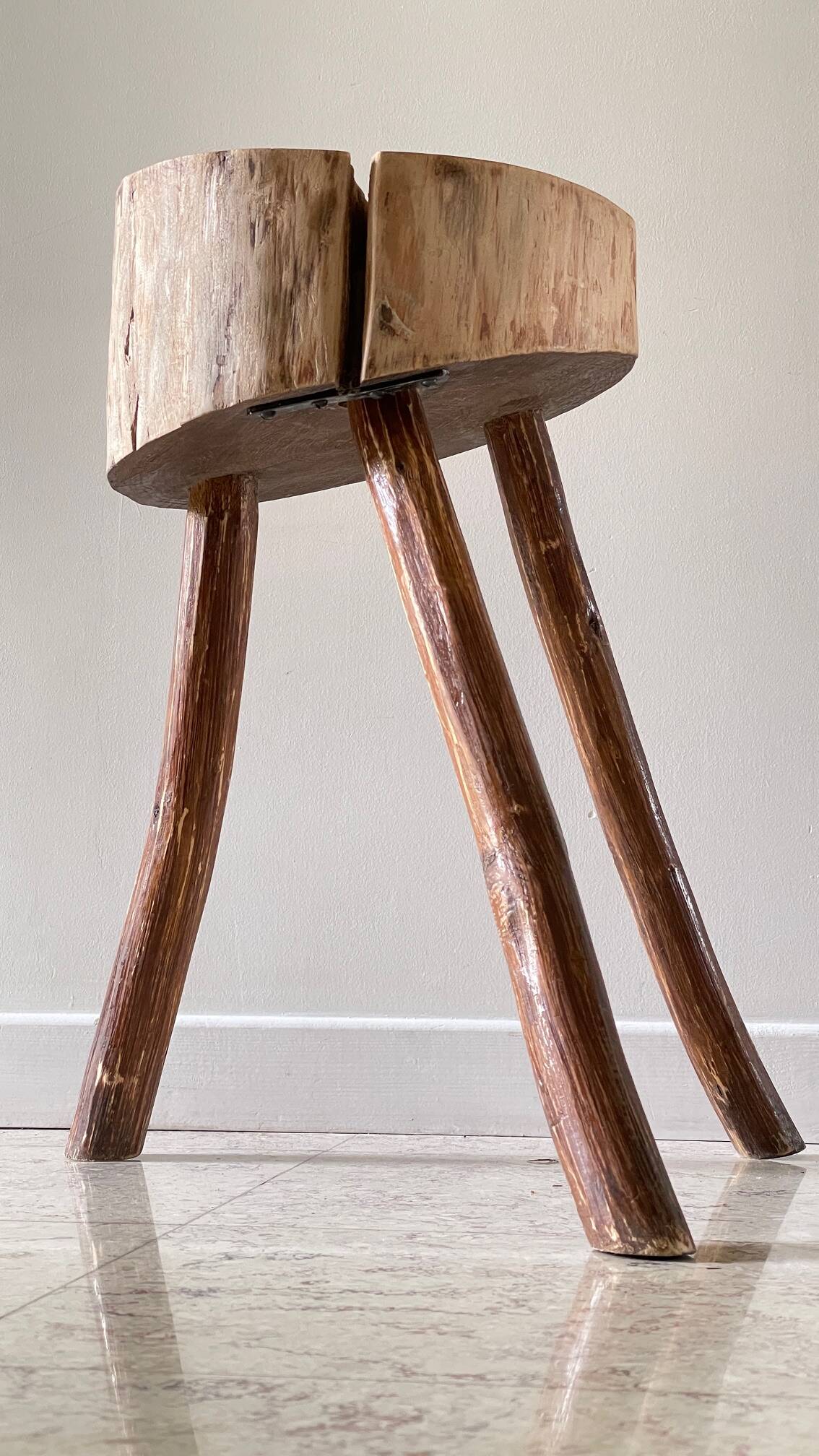 Vintage brutalist stool