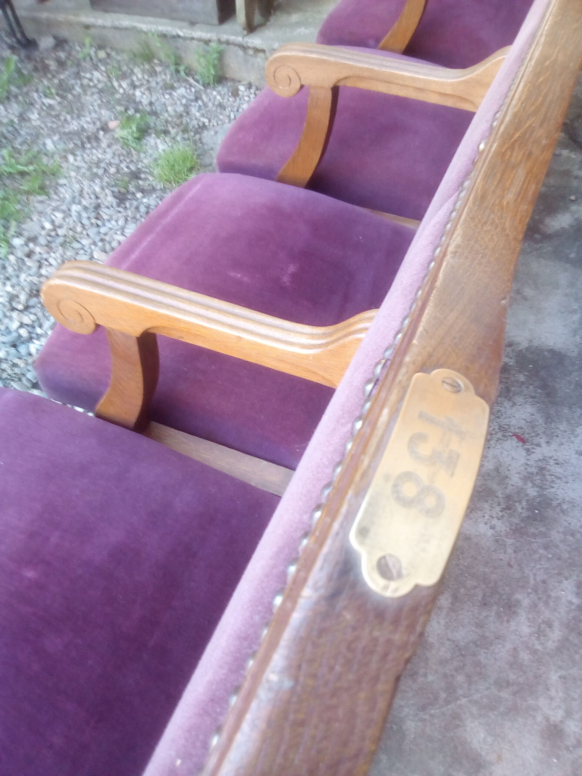 Cinema armchairs 5 places