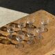 Set of 5 mini liqueur glasses on a stem H10 D8