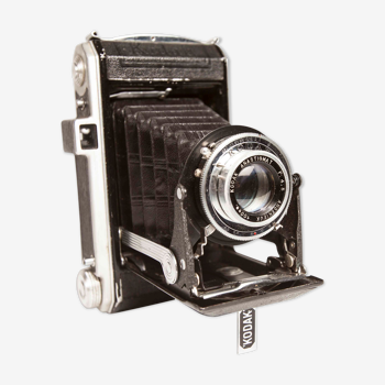 Camera Kodak Folding 620 bellows leather 1950