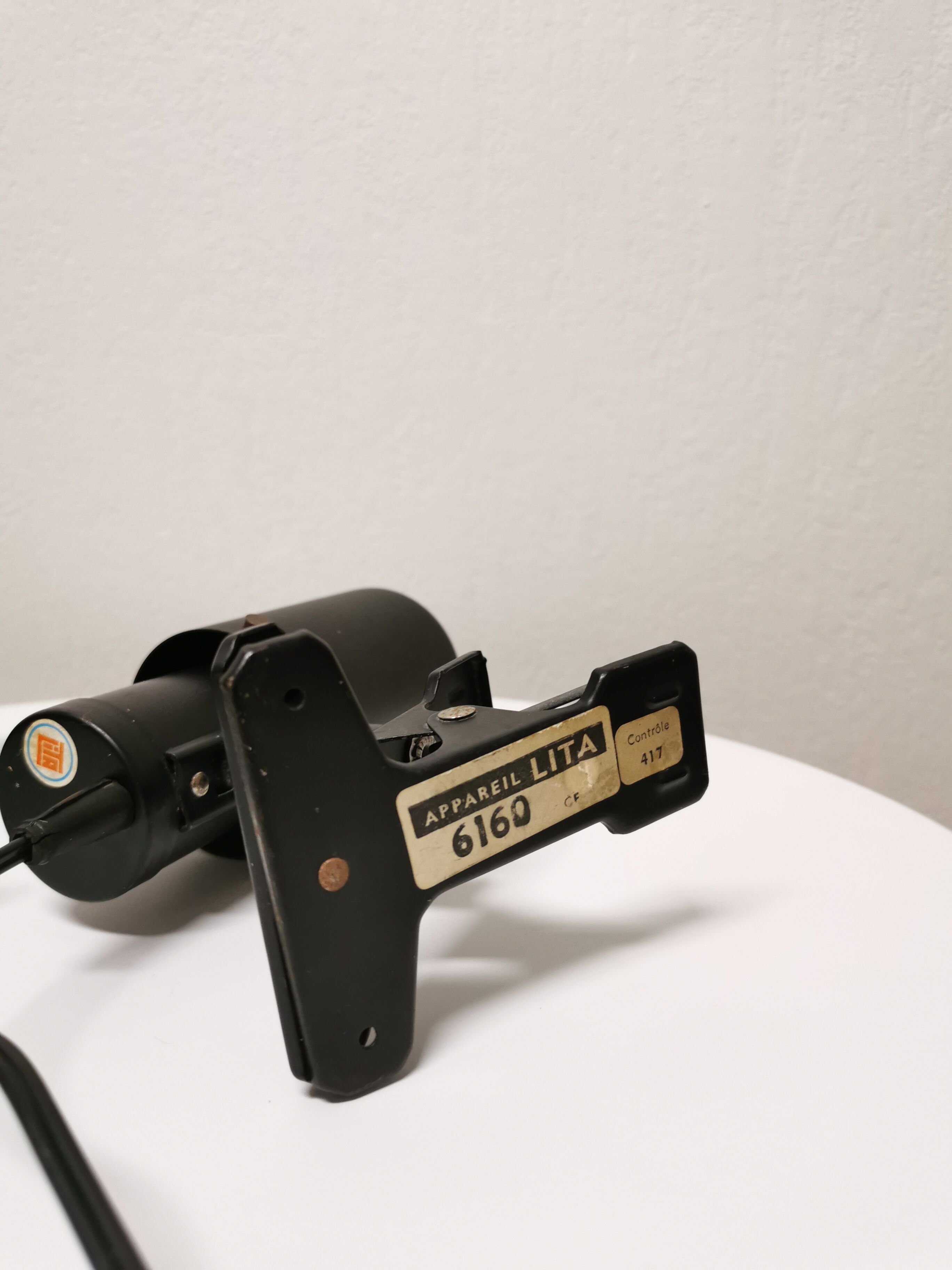 Pair of Jacques Biny wall lamps for Lita, 1950