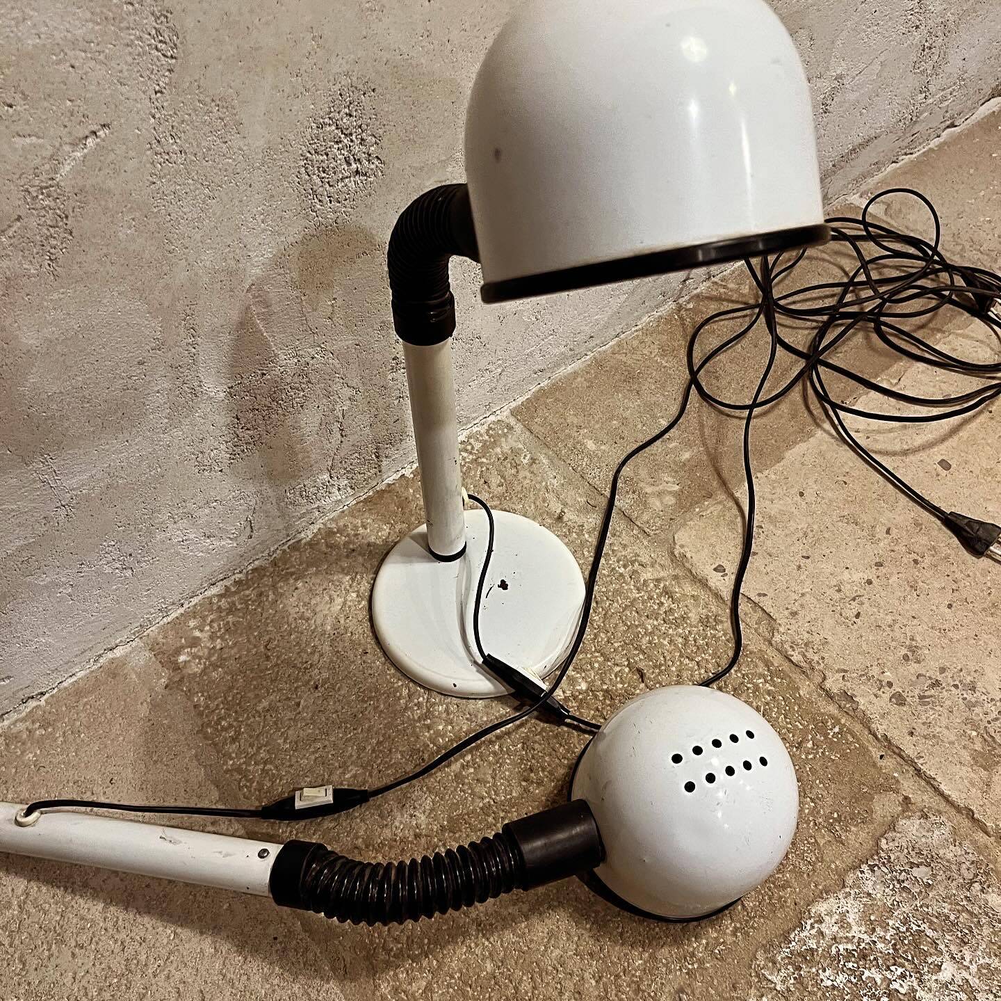 Lot de 2 lampes vintage 1970 Bofa