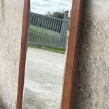 Large vintage wardrobe door mirror, 1930s.