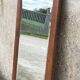 Grand miroir porte d'armoire vintage, années 30.