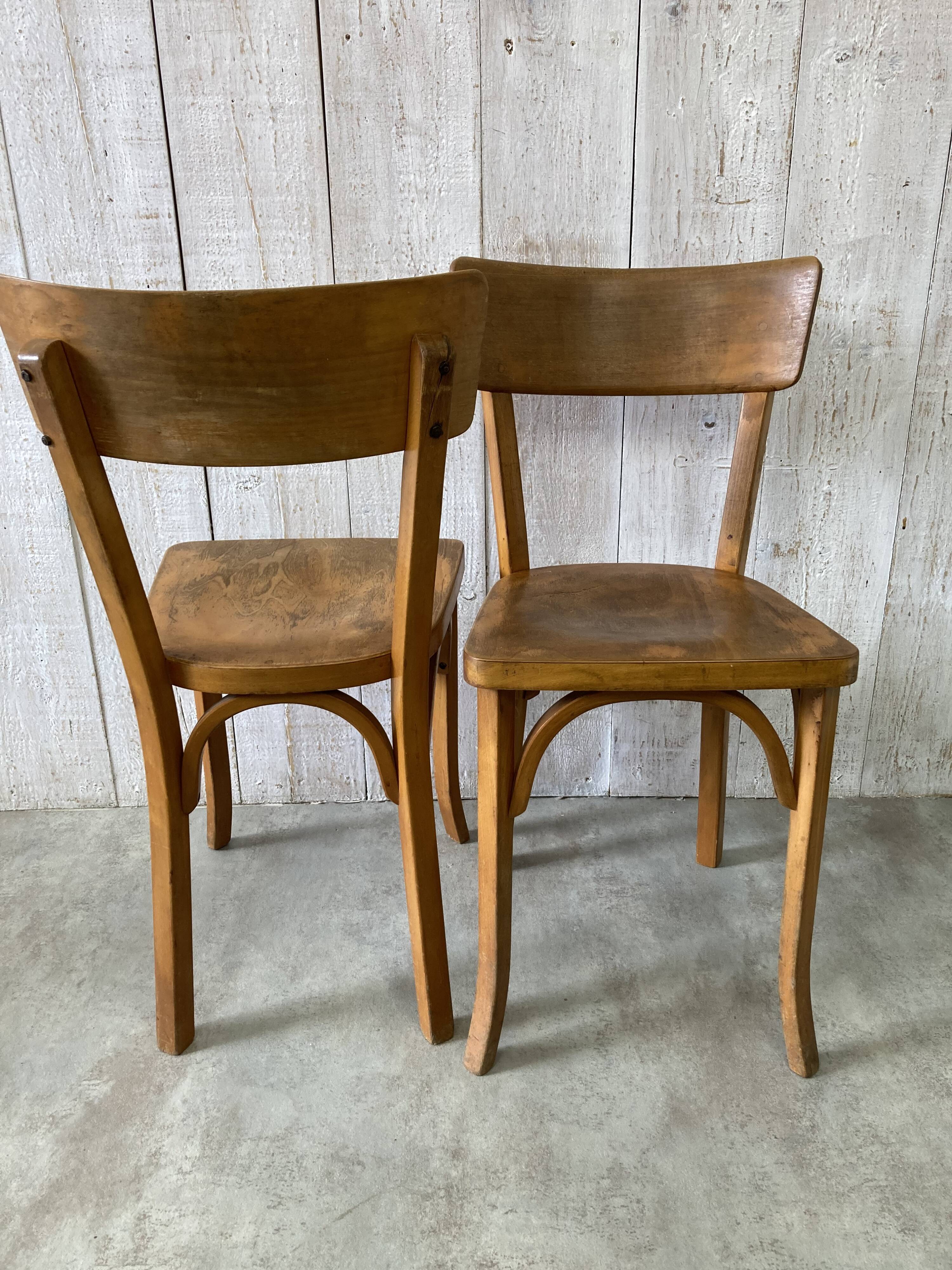 Série de 5 chaises Baumann