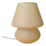Frosted glass mushroom lamp
