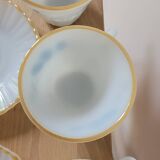 Set of 3 Crisa cups and saucers
