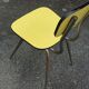Chaise formica jaune canari