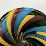 Laura de Santillana for Venini large vase blown glass Klee 1984