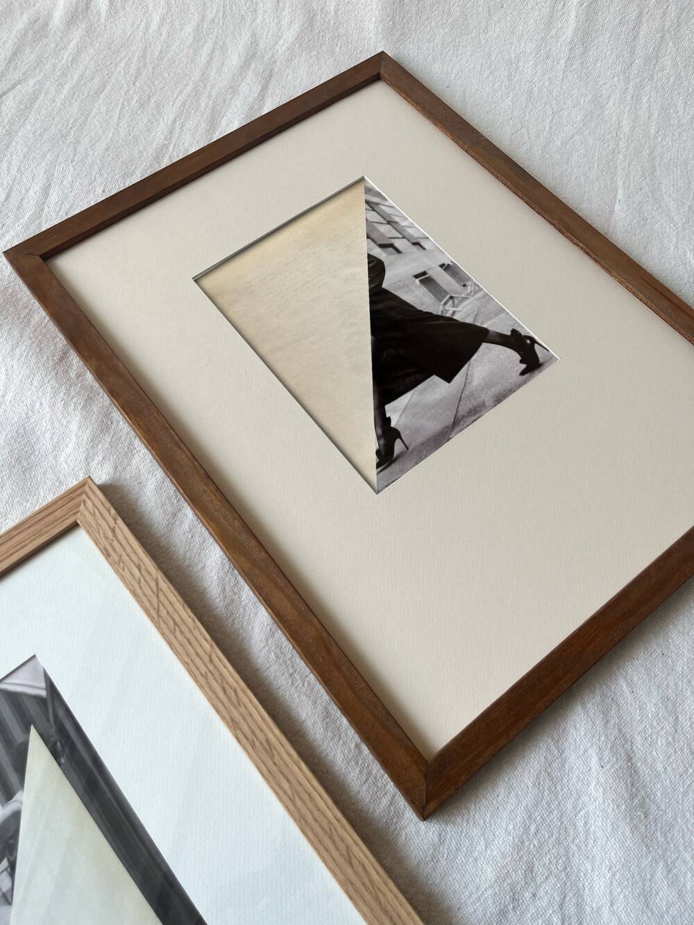 Walk in the street - Original collage