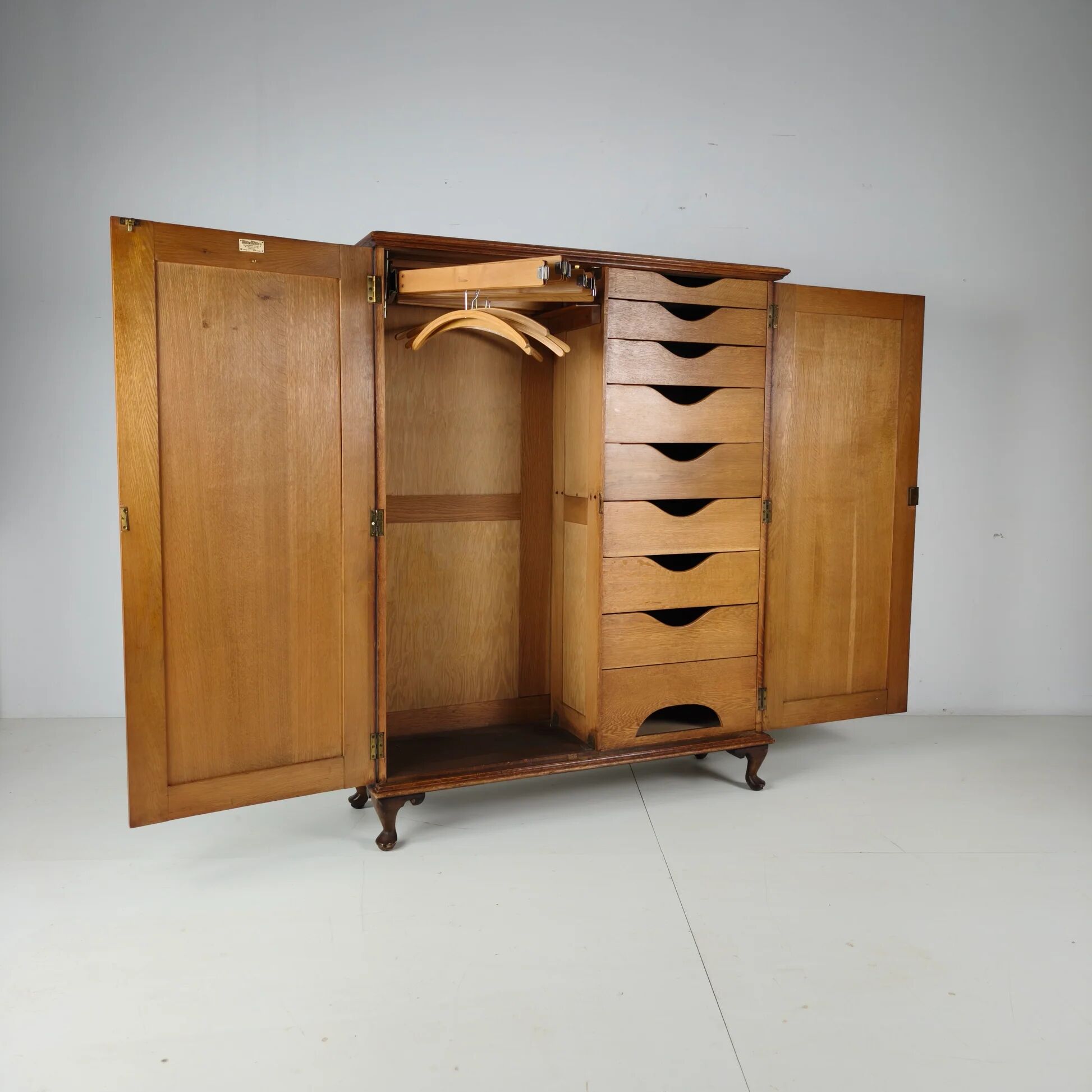 Early 20th century art deco wardrobe by Innovation Ingenuities Ltd