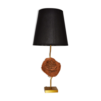 Grande lampe rose des sables 1970