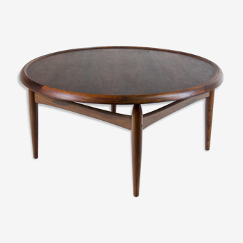 Rosewood coffee table by Ejvind A. Johansson for Ludvig Pontoppidan