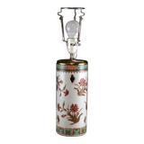 Hand-painted Flower Motif Porcelain Table Lamp, Qing Dynasty, China