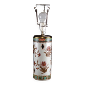 Hand-painted Flower Motif Porcelain Table Lamp, Qing Dynasty, China