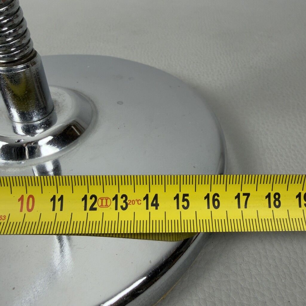 Lampe de table chromée Space Age bras articulé design moderniste 1960