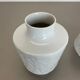 Ensemble de 2 vases en porcelaine OP Art par Edelstein Bavière, Allemagne, années 1970