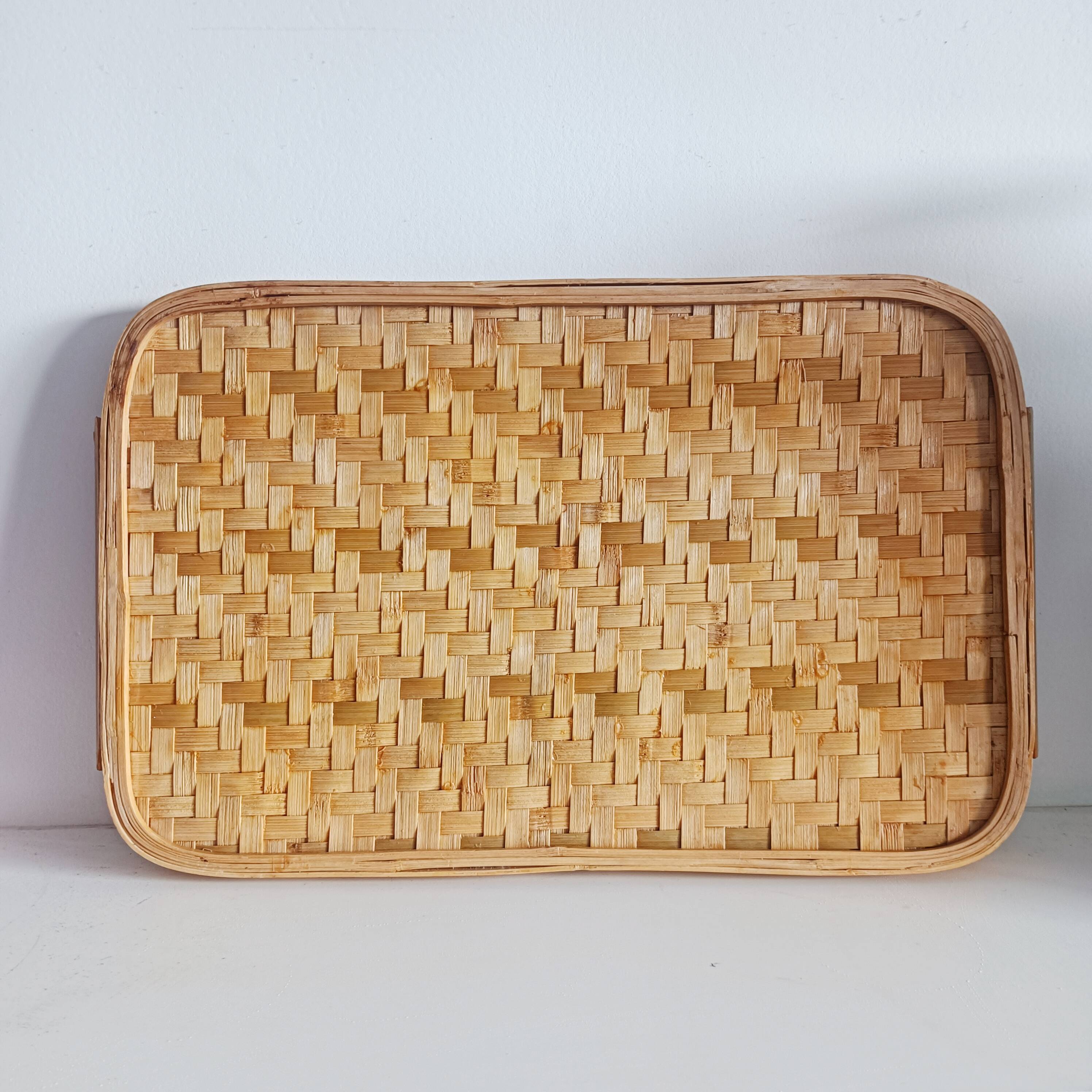 Rattan tray