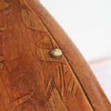 Embossed bistro chair