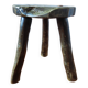 Tripod stool Brutalist Folk art