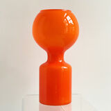 Lampe de table en verre orange par Jean-Paul Emonds-Alt pour Philips