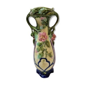 vase barbotine art nouveau