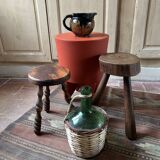 Brutalist tripod stool