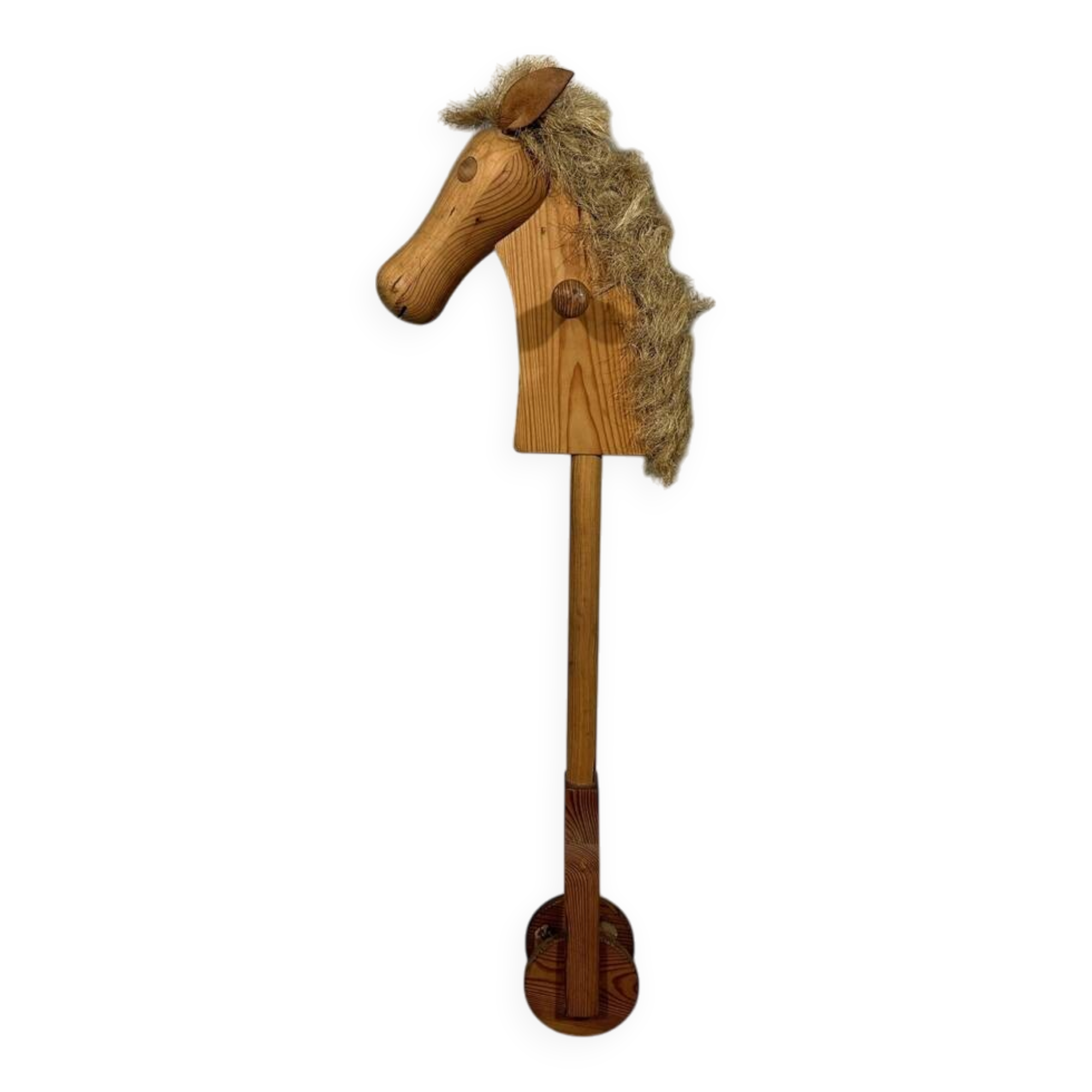 Danish pine hobby horse 1970’s