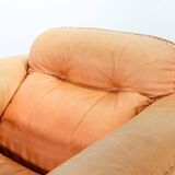 Striking De Sede DS101 Cognac Leather Lounge Chair DS17. Switzerland, 1970s