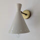 Pairs of wall sconces in Italian style from the 1950s.