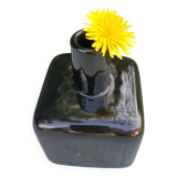 Black Cubic Vase