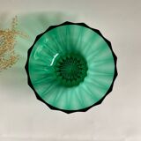 Glass salad bowl