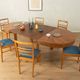 Elegant extendable dining table by Ruscheweyh, 1930s, walnut