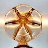 Val Saint Lambert Art deco vaas, serie Luxval model Américain M, rosé kleur