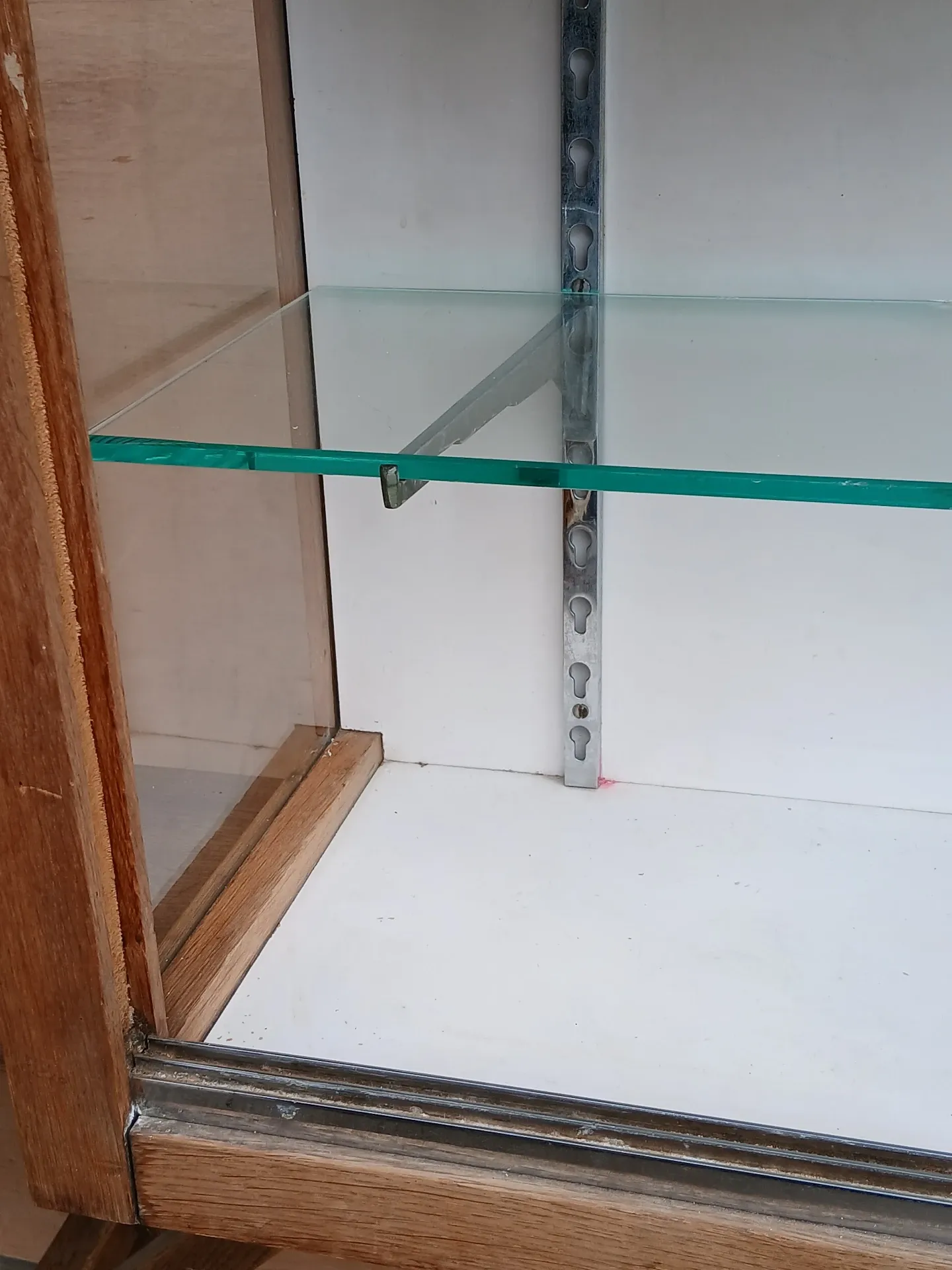 1950s wall display cabinet
