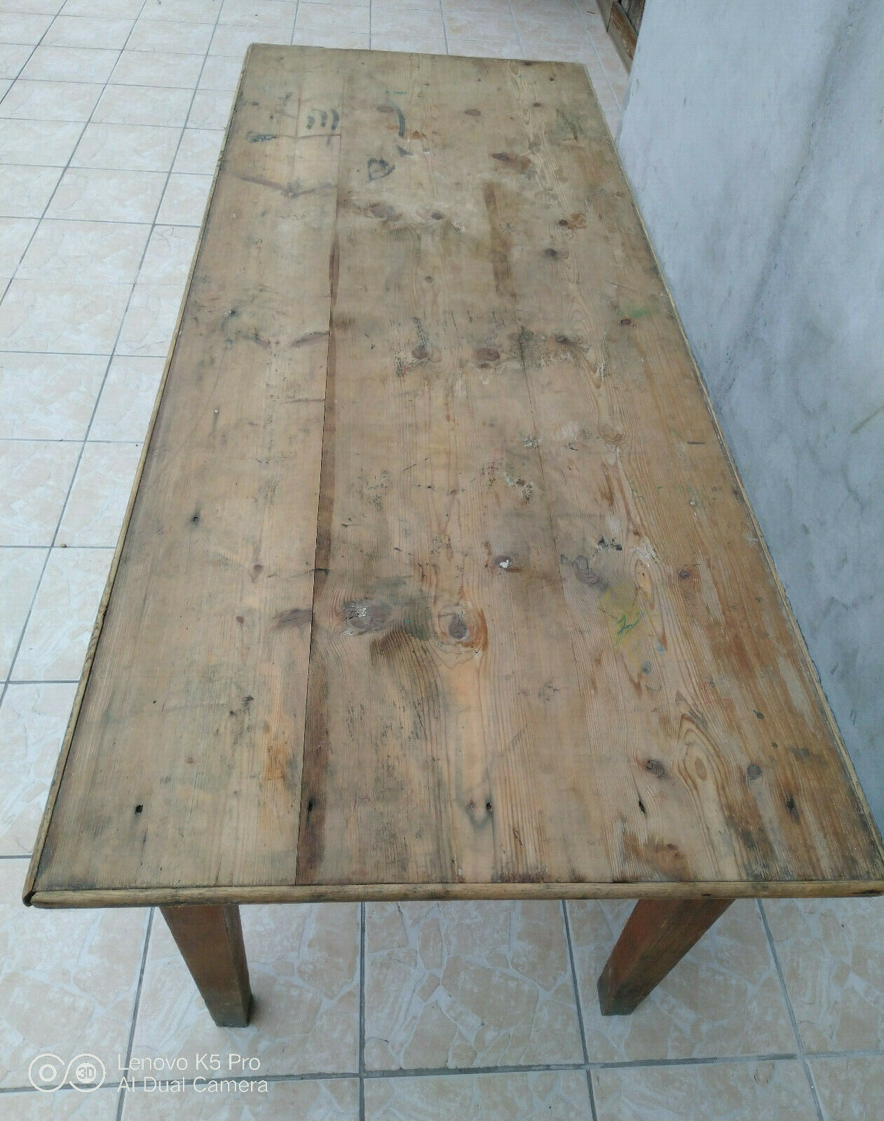 Pine farm table